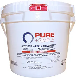 Pure + Simple All-in-One Weekly Pool Treatment - 25 lbs